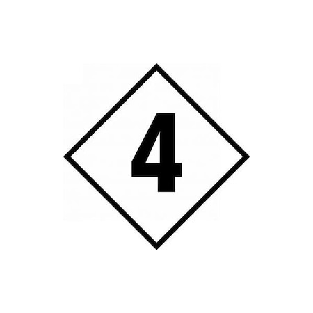 Accuform NFPA PLACARD INDIVIDUAL HAZARD NAP2114 NAP2114